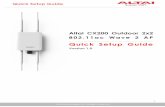 CX200 Quick Setup Guide - Altai Technologies