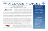 To Know, Live And Share The Love of Christ” VILLAGE VOICES