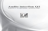Audio interfon Q2