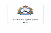 Springfield Police Board Annual Report 2018