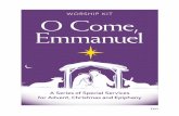 WORSHIP KIT O Come, Emmanuel - Creative Communications