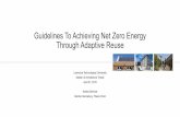 Guidelines To Achieving Net Zero Energy Through Adaptive …