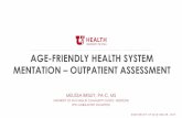 AGE-FRIENDLY HEALTH SYSTEM MENTATION – …