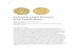 Nobel Lecture: Extreme Light Physics and Application