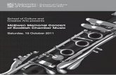 McEwen Memorial Concert of Scottish Chamber Music