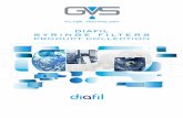 DIAFIL SYRINGE FILTERS PRODUCT COLLECTION