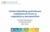 Understanding petroleum substances from a regulatory ...