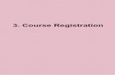 3. Course Registration