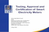 Testing, Approval and Certification of Smart Electricity ...