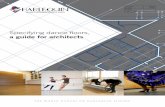 Specifying dance floors, a guide for architects