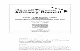HAWAII TRAUMA ADVISORY COUNCIL State Trauma Program ...