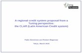 A regional credit system proposal from a Tuning ...