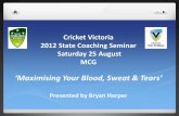 Cricket Victoria 2012 State Coaching Seminar Saturday 25 ...