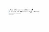 An Observational Look at Rotating Stars