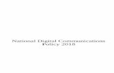 National Digital Communications Policy 2018