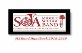 MS Band Handbook 2018-2019