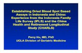 Establishing Dried Blood Spot Based Assays in Indonesia ...