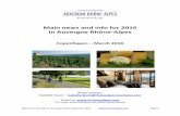 Main news and info for 2016 In Auvergne Rhône-Alpes