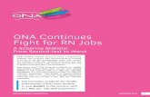 ONA Continues Fight for RN Jobs