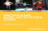 PROGRAMS AND ACTIVITIES 2020 - Abbotsleigh