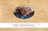 Requiem Mass for the Repose of the Soul of Pat Jenkins