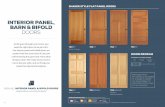 INTERIOR PANEL, BARN & BIFOLD DOORS - Simpson Door