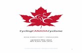 Updated May 2019 Mis à jour mai 2019 - Cycling Canada