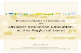 Implementation Handbook for Disaster Resilience Education ...