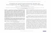 Empirical and Experimental Study for Investigating ...