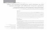 Original Article Braz J Oral Sci. Effect of surface ...