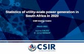 Statistics of utility-scale power generation in South ...