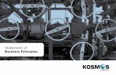 Statement of Business Principles - Kosmos Energy
