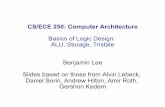 Basics of Logic Design: ALU, Storage, Tristate Benjamin ...
