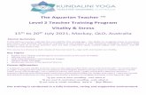 The Aquarian Teacher Level 2 Teacher Training Program ...