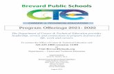 Program Offerings 2021- 2022