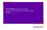 MYOB Advanced - Customising the Mobile App - Basic