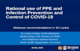 Rational use of PPE and Infection prevention and control ...