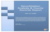 Securitization Analysis & County Records Report