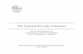 The General Records Schedules - Archives