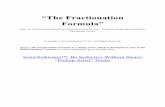 “The Fractionation Formula” - Enslavement, Not Seduction