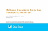 Methane Emissions from Gas Residential Meter Set