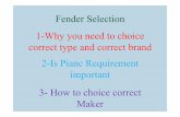 Fender Selection 1-Why you need to choice correct type and ...