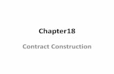 Chapter18 Contract Construction