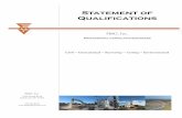Statement of Qualifications - FMG Engineering