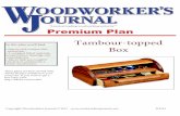 Tambour-topped - Woodworker's Journal