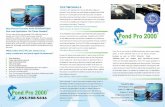 Fish Pond Brochure - Fish Pond Repair, Pond Leaks Repair