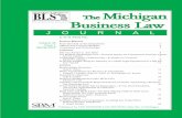 Business Law Section: The Michigan Business Law Journal ...
