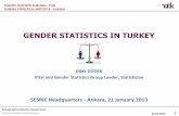 GENDER STATISTICS IN TURKEY