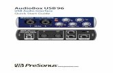 USB Audio Interface Quick Start Guide