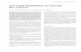 Live Load Distribution on Concrete Box Culverts